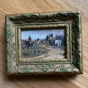 Miniature art painting print